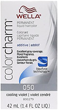 WELLA Color Charm Liquid Permanent Hair Color Cooling Violet 050 1.4oz/42ml
