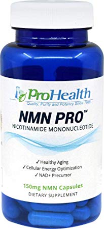 ProHealth NMN Pro (150 mg, 60 Delayed Release Veggie Capsules) Nicotinamide Mononucleotide | NAD  Precursor | Supports Anti-Aging, Longevity and Energy | Non-GMO