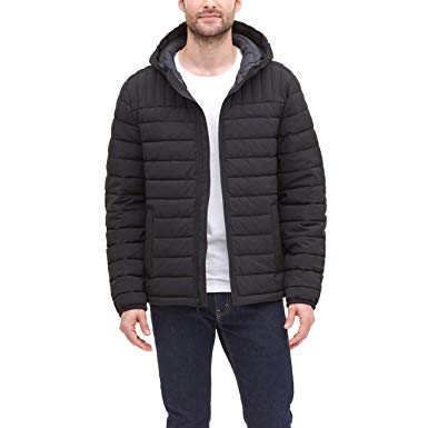 Dockers Men's The Liam Smart 360 Flex Stretch Quilted Hooded Puffer Jacket