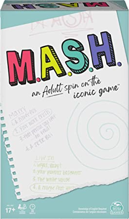 MASH, Fortune Telling Adult Party Game, for Ages 17 and up