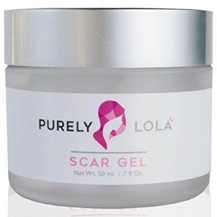 Advanced Scar Gel Cream Keloid Remover With Rosehip Seed Oil 1.7oz (50ml) Best Treatment For Repairing & Reducing Appearance of Scars From Accidents, Surgery, Stretch Marks, Burns, Acne - Purely Lola