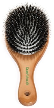 GranNaturals Boar Bristle "Porcupine Style" Oval Hair Brush