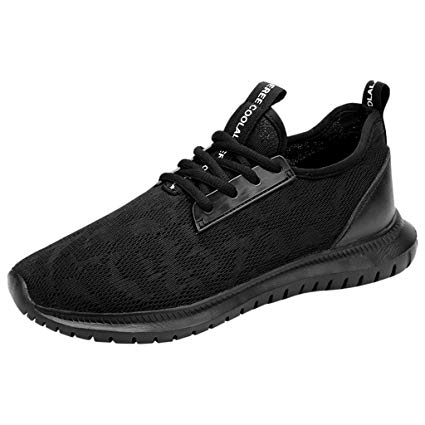 Unisex Women's Solid Couple Breathable Lace Up Men Sport Running Shoes Sneakers