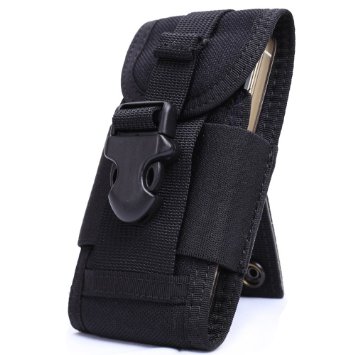 OneTigris Adjustable Cell Phone Smartphone iPod Electronics Pouch MOLLE Tactical Vest Combat Gear Waist Pack Nylon