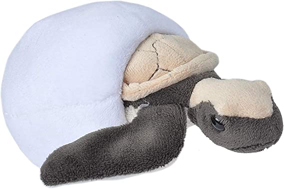 WILD REPUBLIC Hawksbill Turtle Plush, Stuffed Animal, Plush Toy, Kids Gifts, Hatchlings 6 Inches