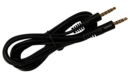 Xbox One, PlayStation 4 PS4, Smartphone and MixAmp to Astro A40 2.0M Audio / Talkback Cable : Supports Both Mic and Headphone Functions - No Mute Button by ienzaGenCables