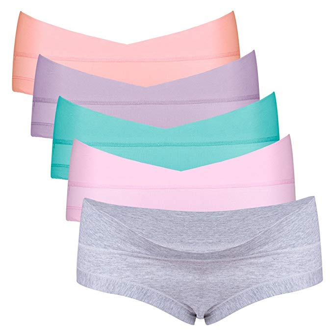 Intimate Portal Women Under The Bump Maternity Cradle Briefs Pregnancy Cotton Underwear