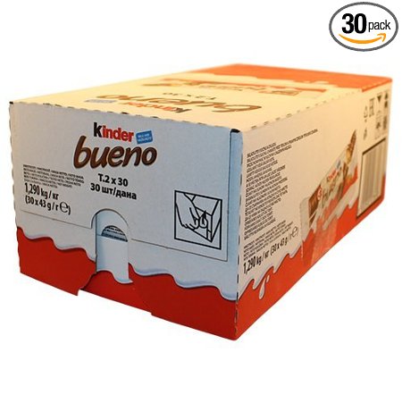 Kinder Bueno, CASE, 43 g x 30 bars, chocolate bueno