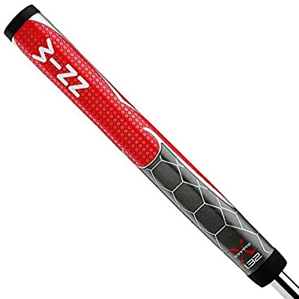 WinnPro X 1.32" Putter Grip Red/Gray - Oversize - 70gm - .59" Core - Jumbo Putter