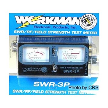 POWER / SWR METER for CB Radio 100 Watts - Dual Meters - Workman SWR3P