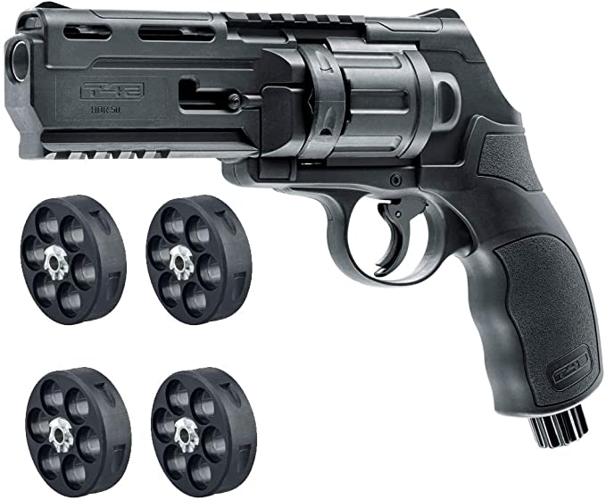 T4E Umarex TR50 .50cal Co2 Paintball Revolver w/Quick Pierce Co2 System