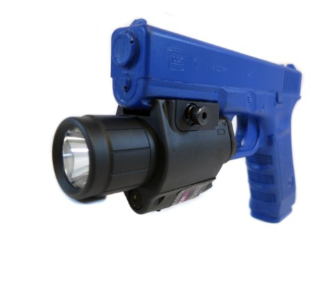 Monstrum 10R Compact Flashlight/Red Laser Sight Combo