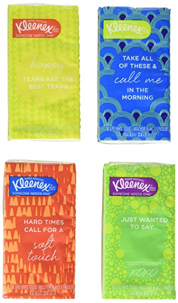 Kleenex Kimberly-Clark Kleenex White Facial Tissue, 32 Count