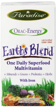 Paradise Herbs Orac Energy Multi One with Iron, 60 Count