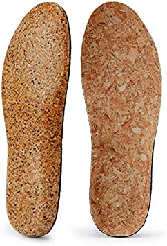 Nature Cork Arch Support Insoles for Men and Women Shoe Inserts Orthotic Inserts Flat Feet Foot - Plantar Fasciitis Orthotic Insoles for Arch Pain High Arch - Boot Insoles (Women 6.5-7)