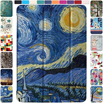 DuraSafe Cases for iPad PRO 11 2020 MY232LL/A MXDC2LL/A MXDE2LL/A MXDG2LL/A MY252LL/A MXDD2LL/A MXDF2LL/A MXDH2LL/A Ultra Slim Supportive Classic Case with Adjustable Stand Feature - Starry Night