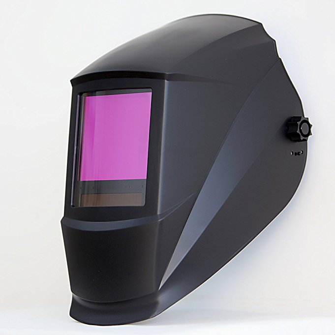 Antra AH7-860-0000   Solar Power Auto Darkening Welding Helmet AntFi X60-8 Jumbo Viewing Size 3.78"X3.5" Variable Shade 4/5-9/9-13