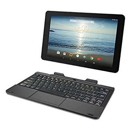 RCA Viking Pro 10" Tablet Quad-Core 32GB Android 5.0 Lollipop with Detachable Keyboard (Black)