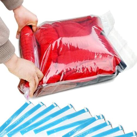 10 Pack Space Saver Travel Compress Roll-up Storage Bags
