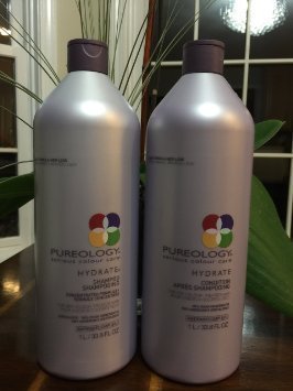 Pureology Hydrate Shampoo & Hydrate Condition Liter Deal (33.8 oz)