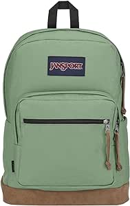 JanSport Right Pack Backpack - Durable Daypack with Padded 15" Laptop Sleeve, Spacious Main Compartment & Integrated Water Bottle Pocket - Loden Frost