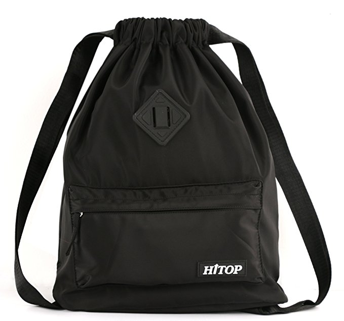 Waterproof Drawstring Sport Bag, lightweight Sackpack backpack for Men and Women