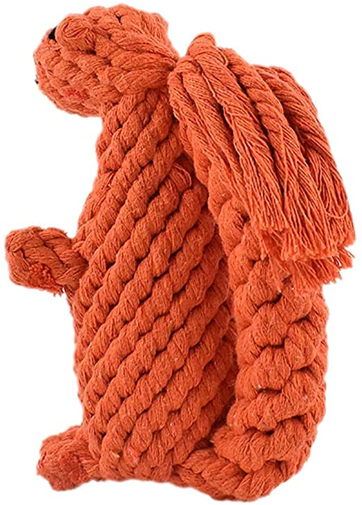 Norbi Pet Dog Cat Rope Toy for Aggressive Chewers Biting Rope Chew Rope Cartoon Animals Toy for Small Medium Large Dog
