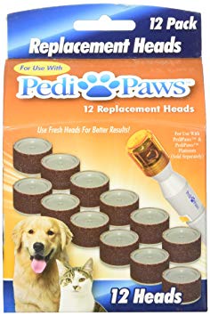 PediPaws 2 Packs of 12 Replacement Filing Heads