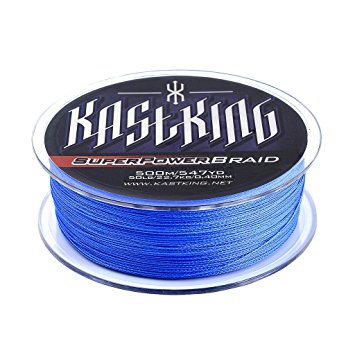 KastKing SuperPower Braid Fishing Line 500M (550 Yards)/1000M(1100 Yards) Advanced Superline