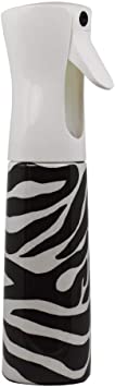 Flairosol Sprayer Continuous Hair Water Mister Spray Bottle 10oz (Swanky Zebra)