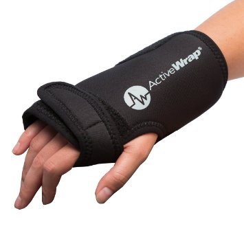 ActiveWrap Hand/Wrist Wrap for Right or Left Hand, One Size, Black