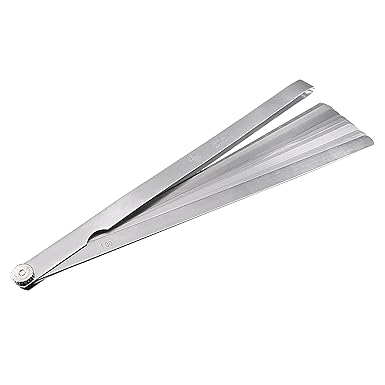 uxcell 300mm Long 0.02-1.00mm Thickness Metric Measure Gauge Feeler Gauge