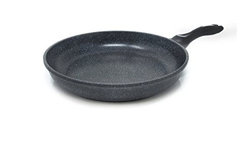 12" Alpha Frying Pan, with Textured Ceramic Marble Coated Cast Aluminium Non-Stick Frying Pan from Korea