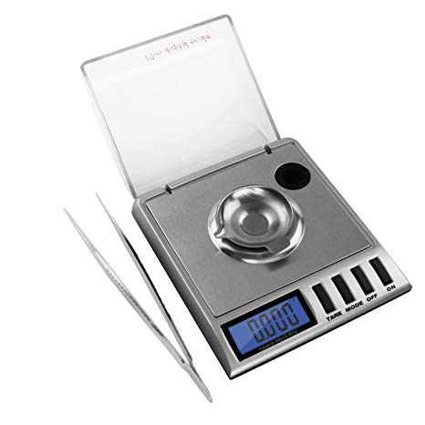 Kasstino High Precision Digital Milligram Scale 20 x 0.001g Reloading, Jewelry and Gems Scale