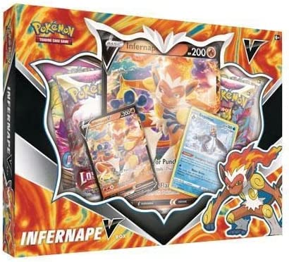 Pokemon Lost Origin Infernape V Box Set: 4 Booster Packs   promos!