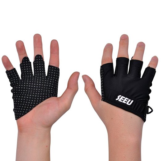 Workout Gloves, by 2-Fitness - Women's Men's Training Gloves Perfect for Weightlifting, Crossfit, Bodybuilding and Power Lifting