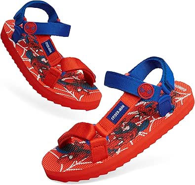 Marvel Boys Sandals, Summer Shoes with Adjustable Straps - Gifts for Boys