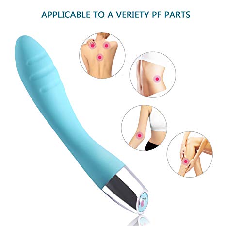 Waterproof Therapeutic Wand Massager - USB Rechargeable - Medical Grade Silicone -Memory Function - Arbitrary Bending - Powerful but Quiet (V1)