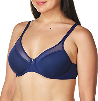 Bali One Smooth U Underwire Bra, Ultra Light Underwire T-Shirt Bra, Convertible Underwire Bra with Stay-in-Place Straps