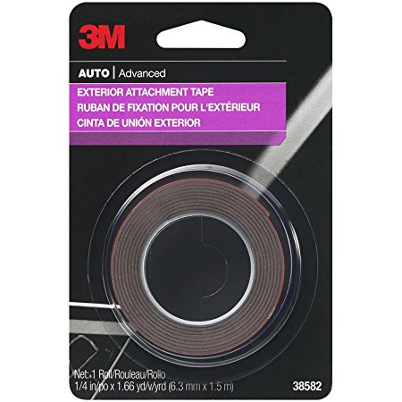 3M (38582) 1/4" x 5' Exterior Attachment Tape