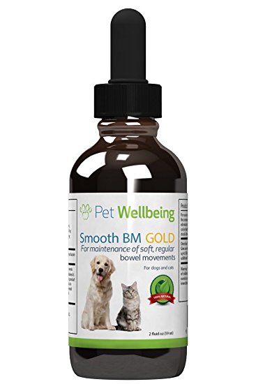 Pet Wellbeing - Smooth BM Gold for Cats - Natural Constipation Support for Cats - 2oz(59ml)