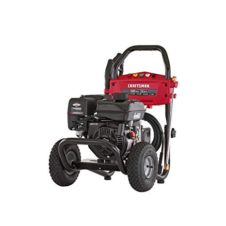 CRAFTSMAN CMXGWAS021024 3400 MAX PSI 2.5 MAX GPM Gas Pressure Washer Powered by Briggs & Stratton 208cc Engine