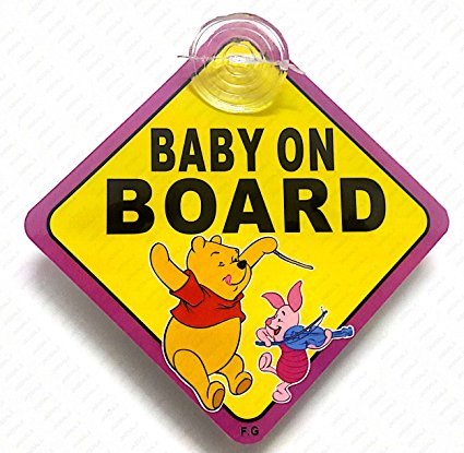 BABY ON BOARD POOH 003