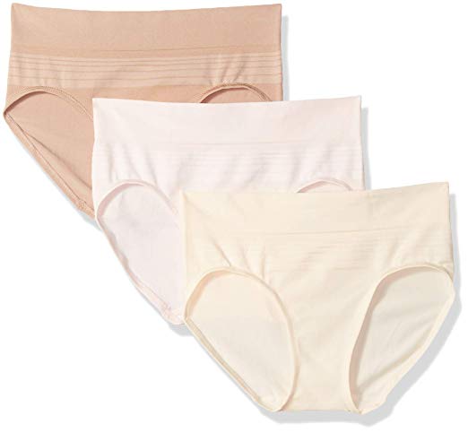 Warner's Women's Blissful Benefits Seamless Hipster Panty 3 Pack