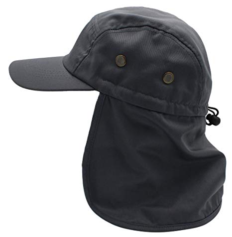 Top Level Fishing Sun Cap UV Protection - Ear and Neck Flap Hat