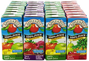 Apple & Eve 100% Juice Variety Pack, 32 Count