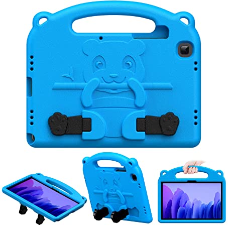 MoKo Case Compatible with Galaxy Tab A7 10.4" 2020, Heavy Duty EVA Foam Kids-Friendly Cover with Hand-Grip & Stand Fit Samsung Galaxy Tab A7 10.4 Inch 2020 Model (SM-T500/505/507), Blue