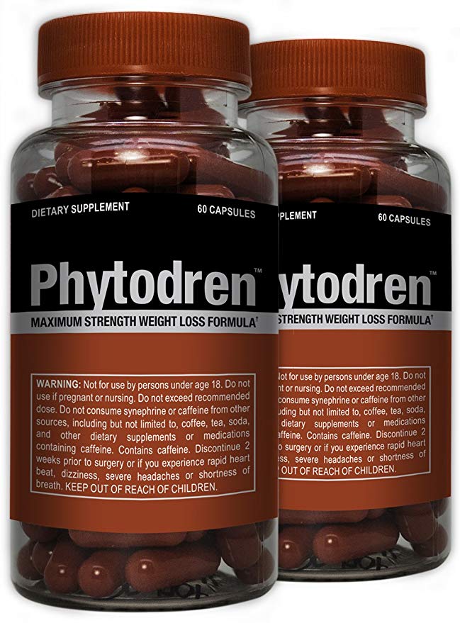 Phytodren 2 Pack - Hardcore Weight Loss - Burn Fat - Boost Energy Levels - Eat Less