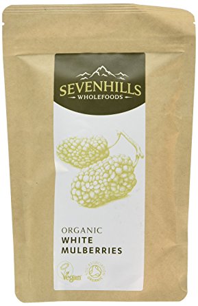 Sevenhills Wholefoods Organic White Mulberries 250 g