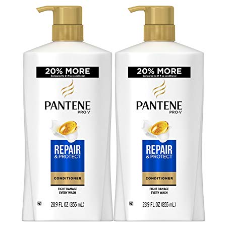 Pantene, Conditioner, Pro-V Repair and Protect for Damaged Hair, 28.9 fl oz, Twin Pack